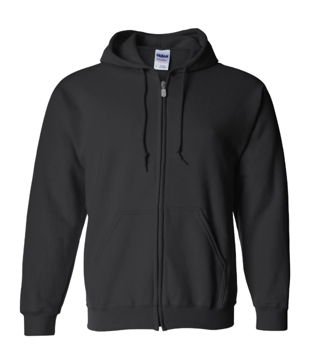 Full-Zip Hooded Sweatshirt Heavy Blend