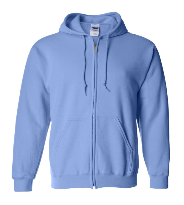 Full-Zip Hooded Sweatshirt Heavy Blend