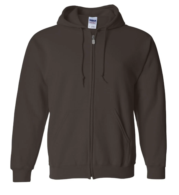 Full-Zip Hooded Sweatshirt Heavy Blend