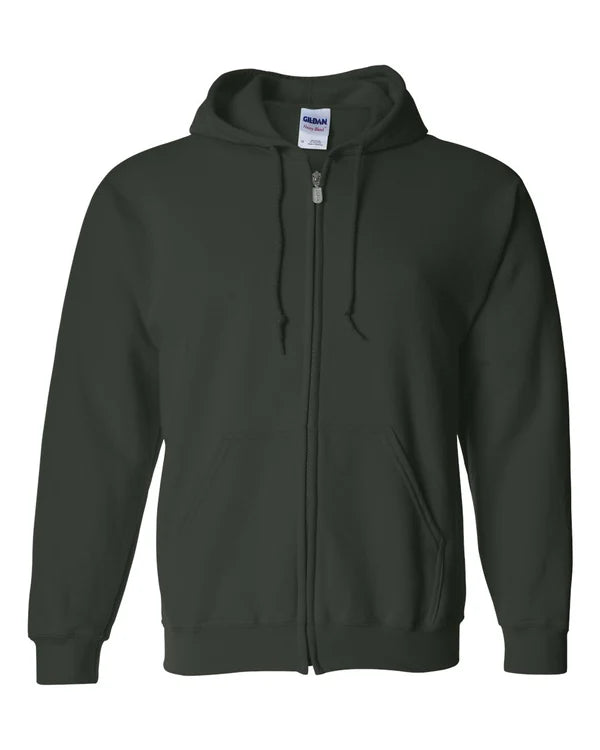 Custom Full-Zip Hooded Sweatshirt Heavy Blend
