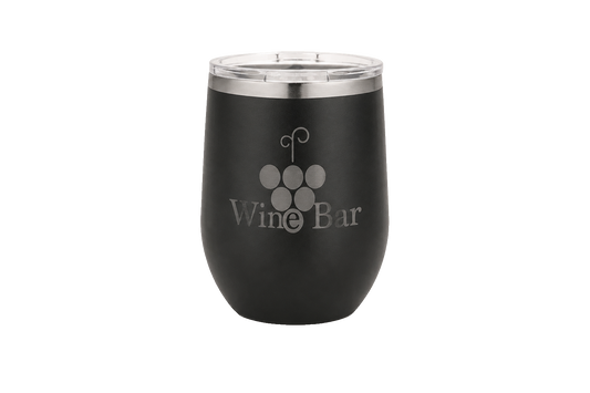 12 oz. Custom Polar Wine Tumbler