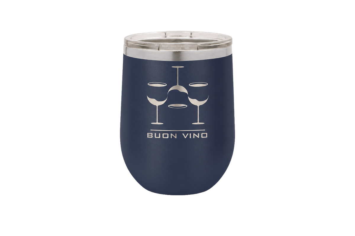 12 oz. Custom Polar Wine Tumbler