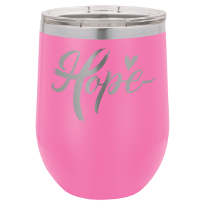12 oz. Custom Polar Wine Tumbler