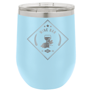 12 oz. Custom Polar Wine Tumbler