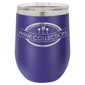 12 oz. Custom Polar Wine Tumbler