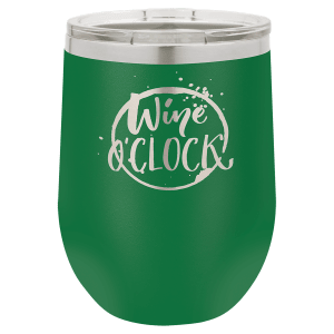 12 oz. Custom Polar Wine Tumbler