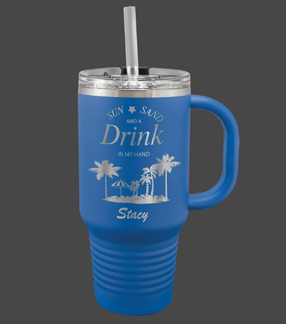 Custom Engraved Polar Camel 32 oz.