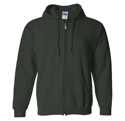 Full-Zip Hooded Sweatshirt Heavy Blend