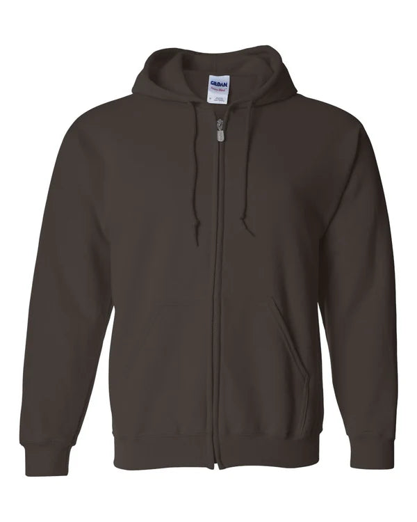 Custom Full-Zip Hooded Sweatshirt Heavy Blend
