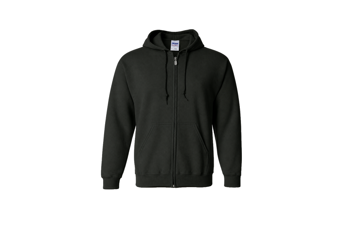 Custom Full-Zip Hooded Sweatshirt Heavy Blend