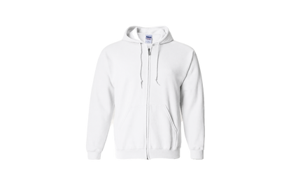 Custom Full-Zip Hooded Sweatshirt Heavy Blend