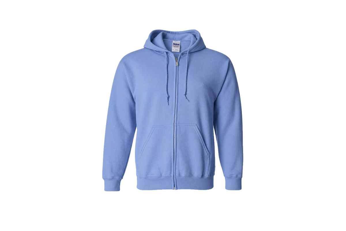 Custom Full-Zip Hooded Sweatshirt Heavy Blend