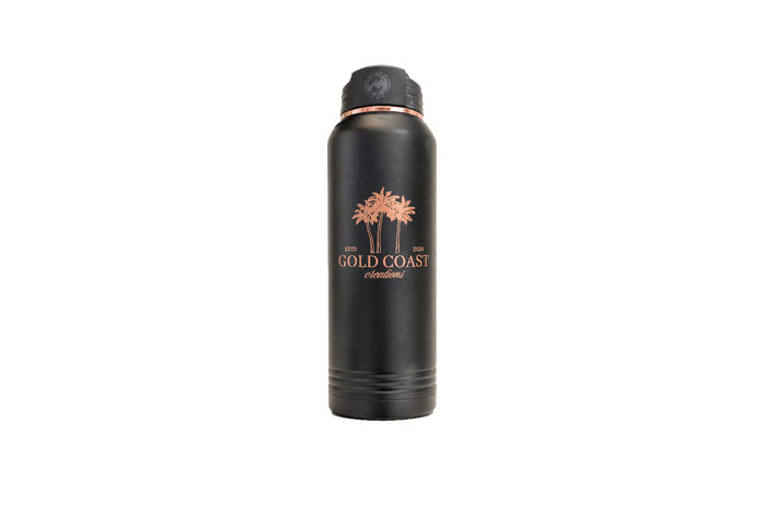 Gold Coast Large Engraved Bottle