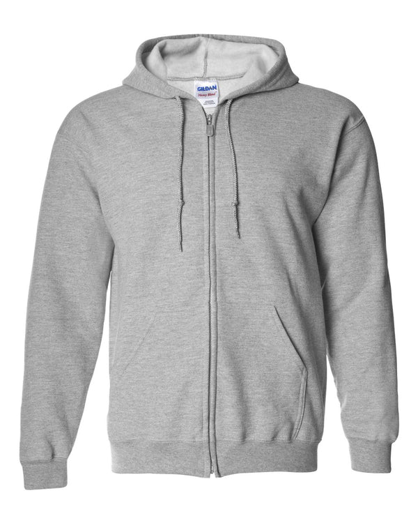 Custom Full-Zip Hooded Sweatshirt Heavy Blend