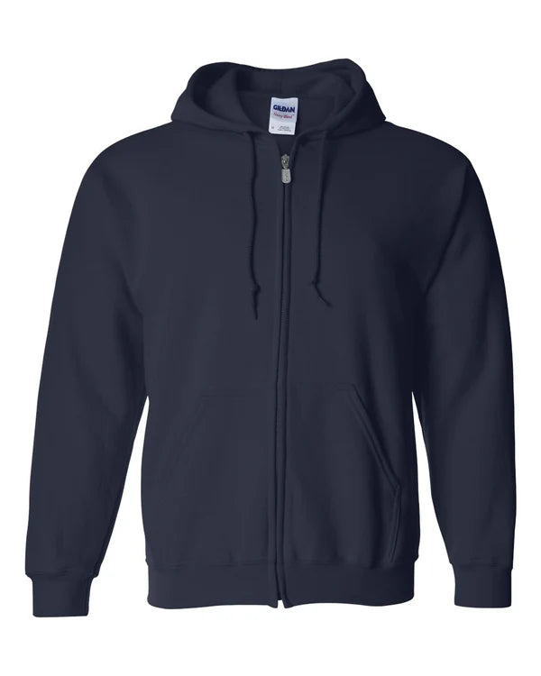 Custom Full-Zip Hooded Sweatshirt Heavy Blend
