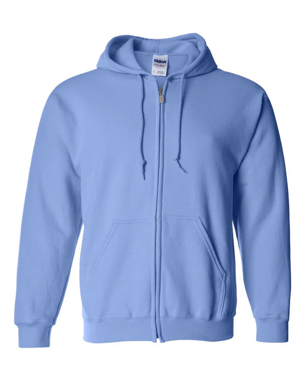 Custom Full-Zip Hooded Sweatshirt Heavy Blend