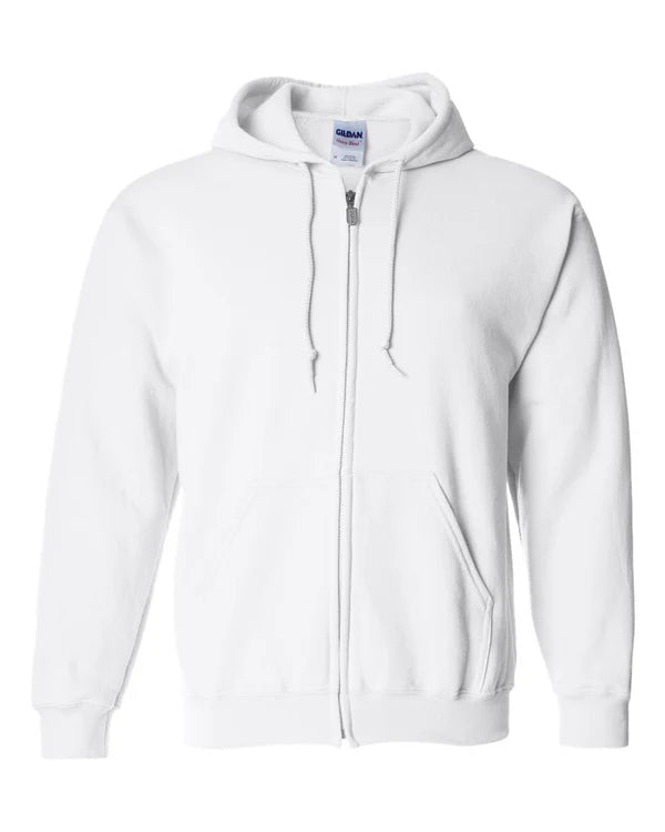 Custom Full-Zip Hooded Sweatshirt Heavy Blend